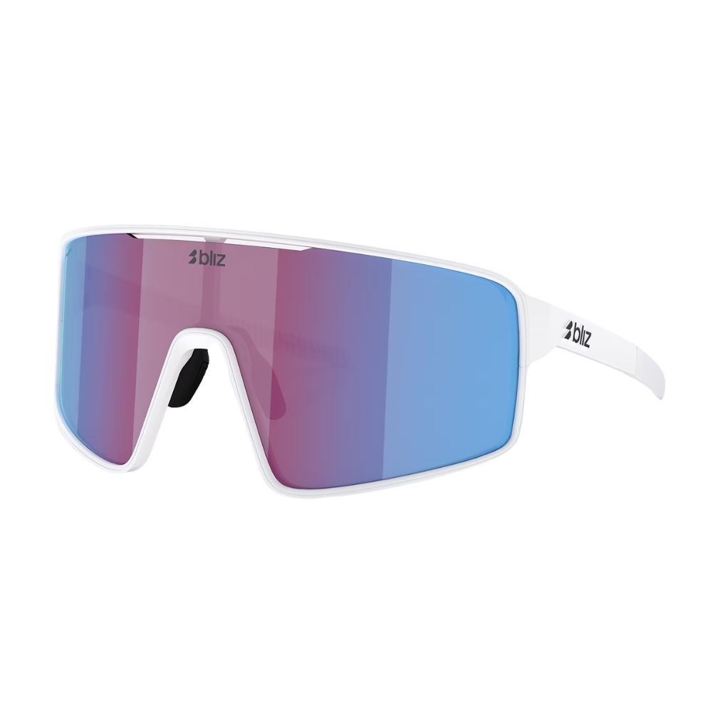 Gafas Bliz P001 Blanco Mate/Rosa violeta espejo azul