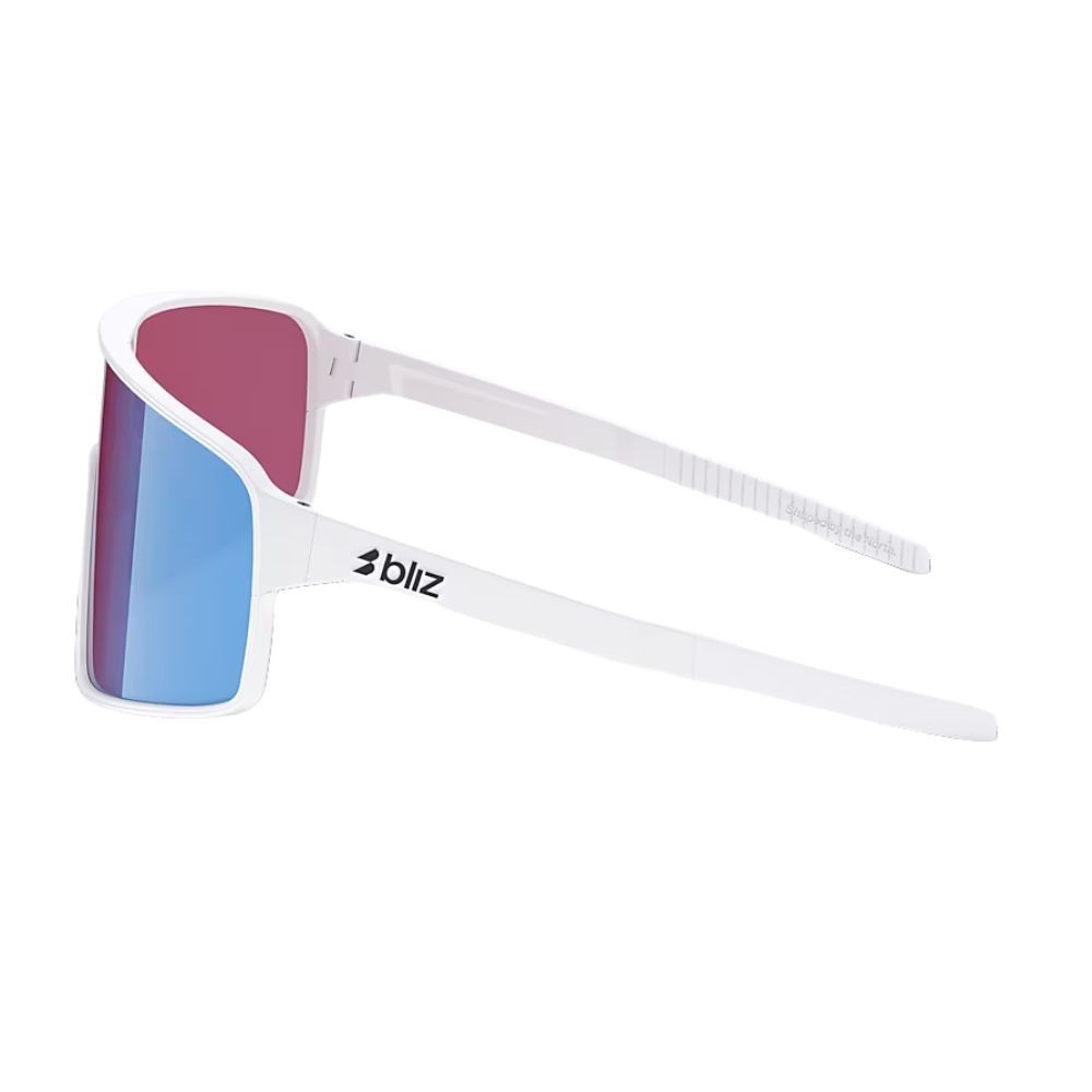 Gafas Bliz P001 Blanco Mate/Rosa violeta espejo azul
