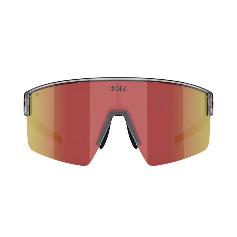Lunettes Bliz P004 gris foncé transparent/rouge