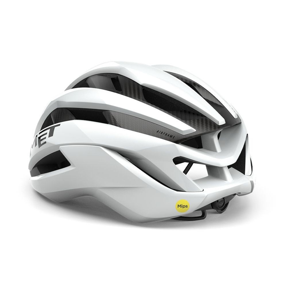 Casco Met Trenta 3K Carbon Blanco Brillo