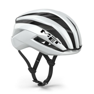 Casco Met Trenta 3K Carbon Blanco Brillo