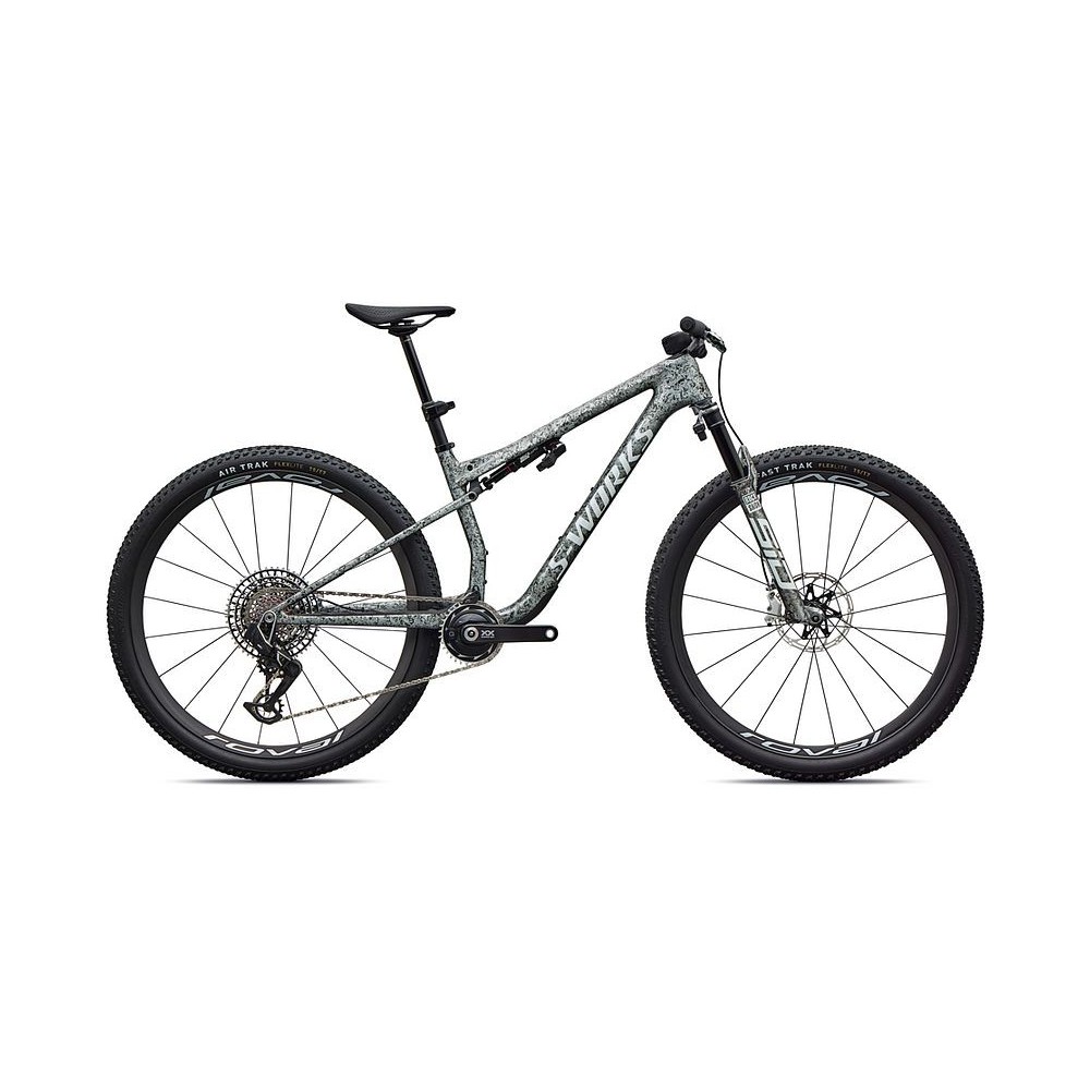 Bicicleta Specialized S-Works Epic 9 GLOSS METALLIC OBSIDIAN MULTI COLOR DRY IMPASTO/ METALLIC WHITE SILVER
