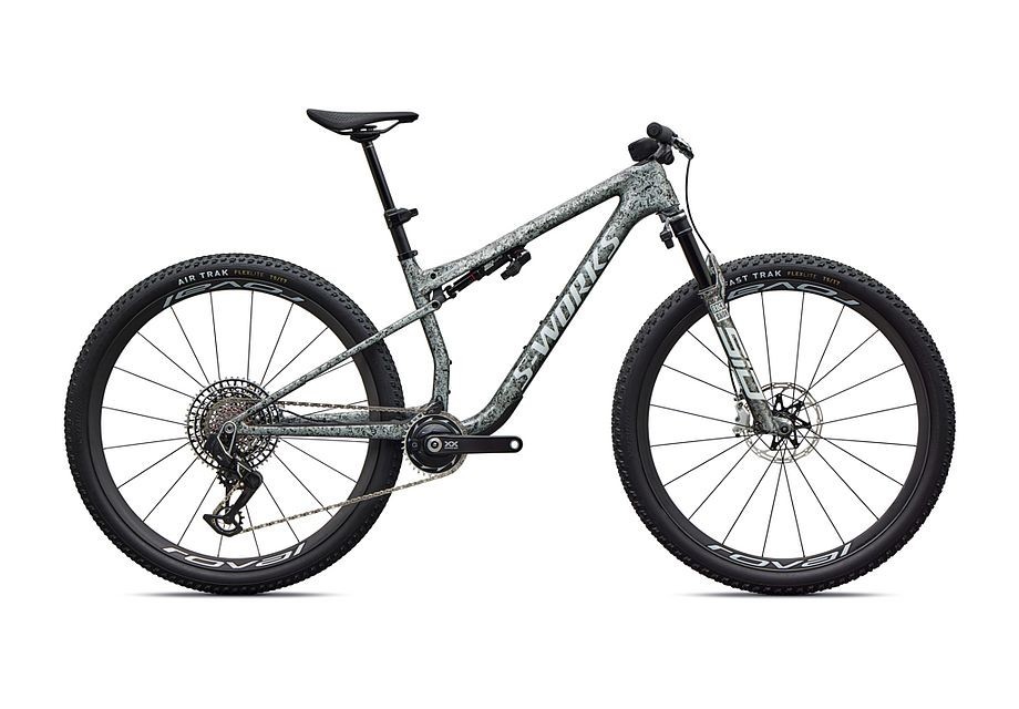 Bicicleta Specialized S-Works Epic 9 GLOSS METALLIC OBSIDIAN MULTI COLOR DRY IMPASTO/ METALLIC WHITE SILVER