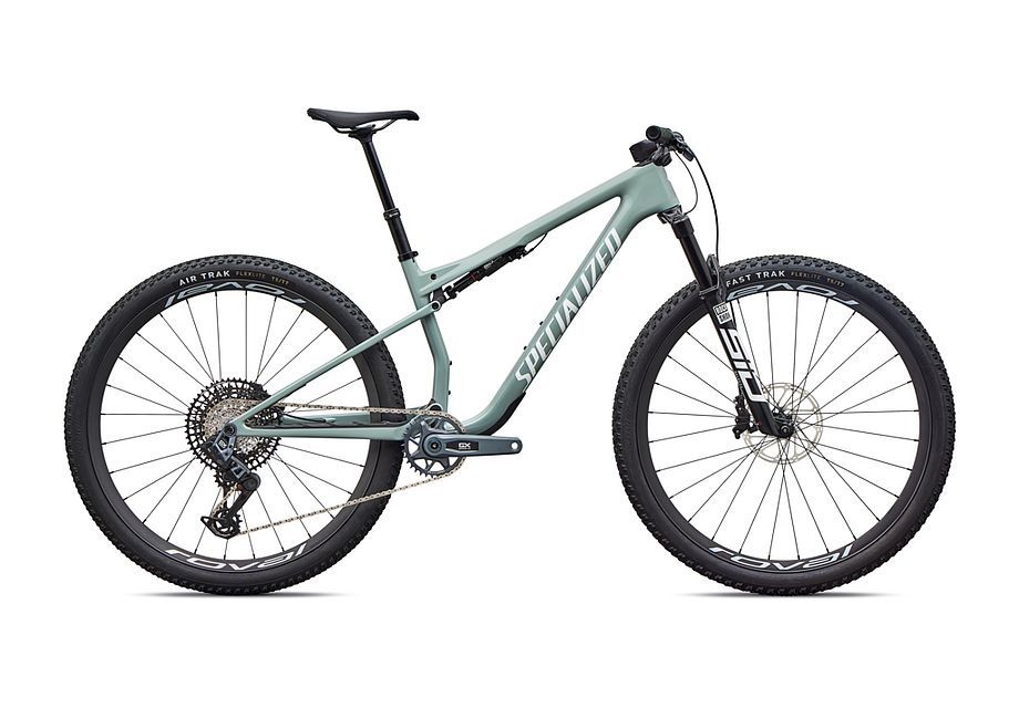 Bicicleta Specialized Epic 9 Expert Gloss Agave grey/metallic white silver