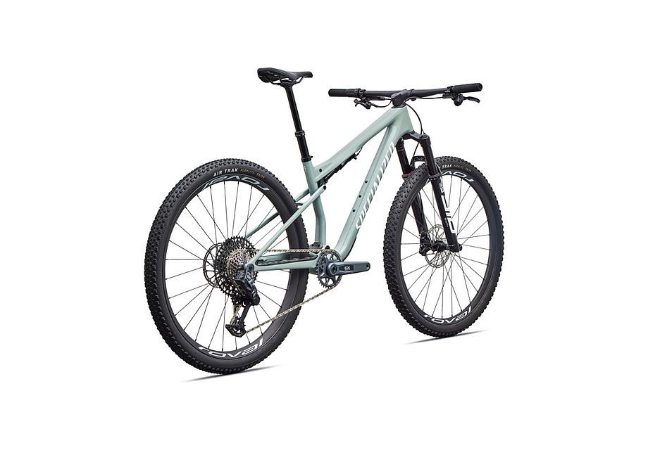 Vélo Specialized Epic 9 Expert Gloss Agave Grey / Metallic White Silver