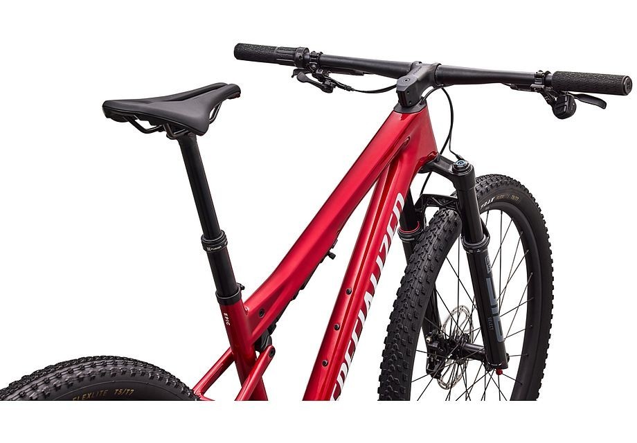 Vélo Specialized Epic 9 Comp Gloss Ruby Metallic / Metallic White Silver