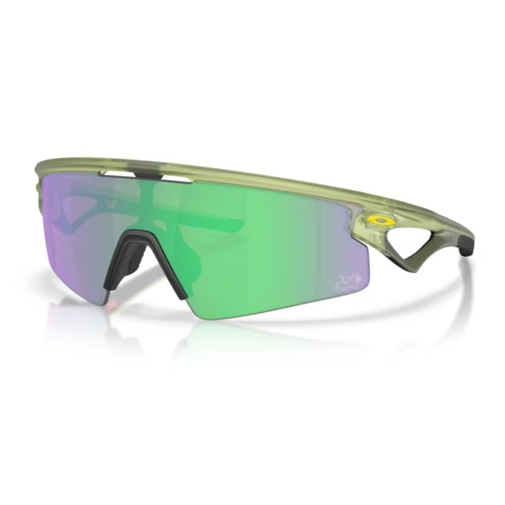 Lunettes Oakley Sphaera Tour De France Strike Verres Prizm Road Jade / monture Matte Fern