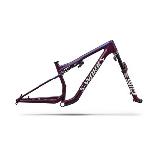 Cuadro Specialized S-Works Epic 9 Gloss Bordeaux/Blue Pearl/Metallic White Silver