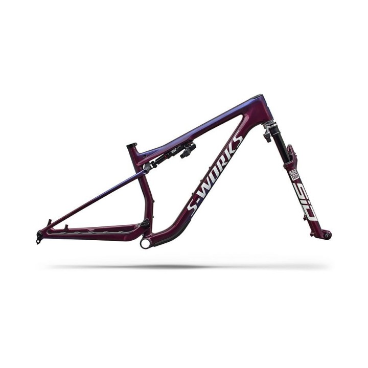 Cuadro Specialized S-Works Epic 9 Gloss Bordeaux/Blue Pearl/Metallic White Silver
