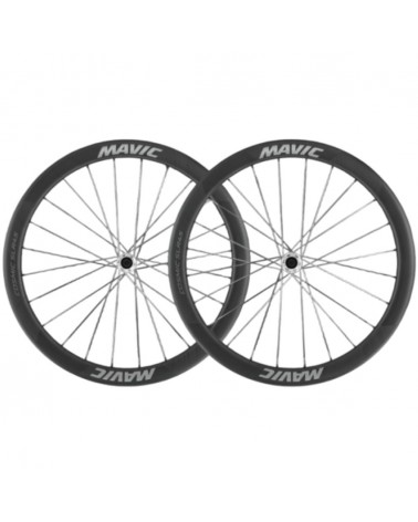 Jeu de roues Mavic Cosmic SLR 45 Disc 23 mm rayons argentés