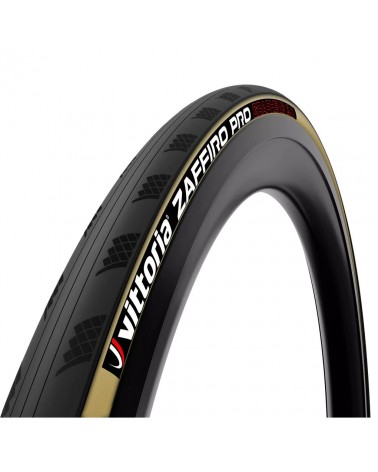 Cubierta Vittoria Zaffiro Pro V Plegable Tan-Negro G2.0