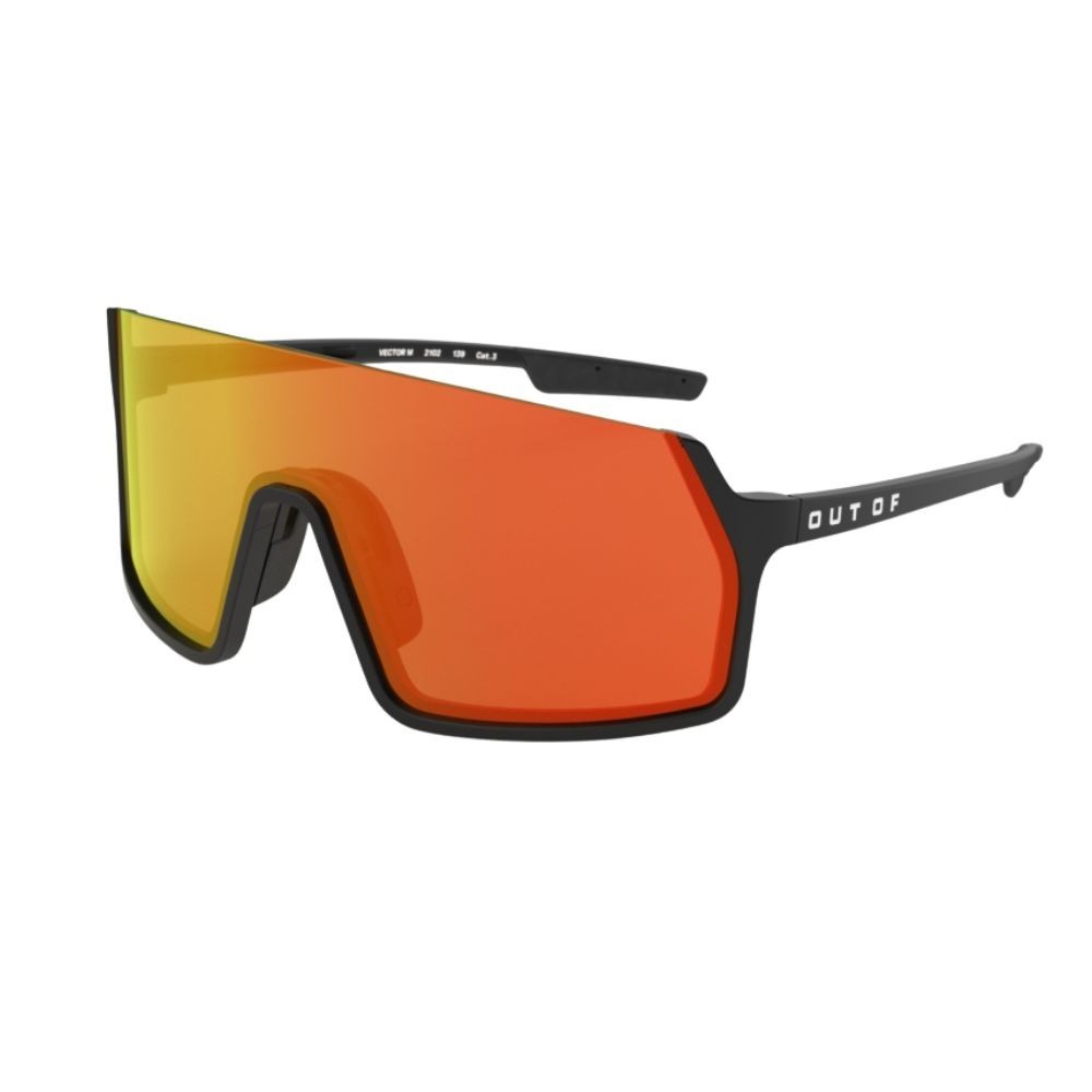Lunettes Out Vector Hybrid noir verres rouges MCI
