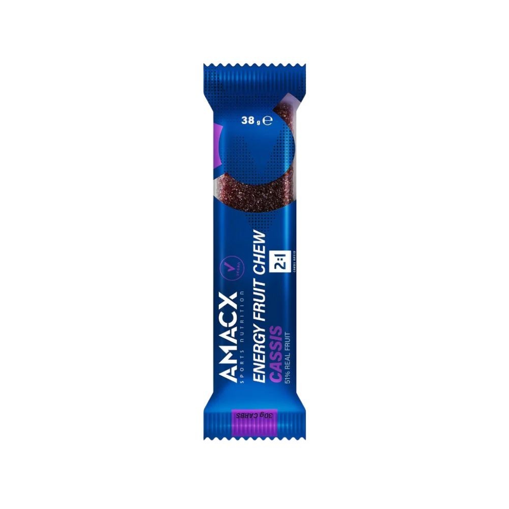 Barre gélifiée Amacx Energy Fruit Chew Cassis
