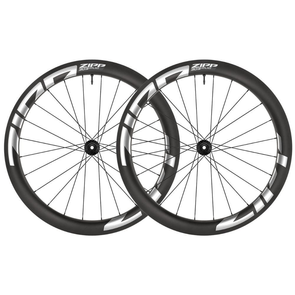 Juego de Ruedas Zipp 303 XPLR S Tubeless Disc CL Adhesivo Blanco
