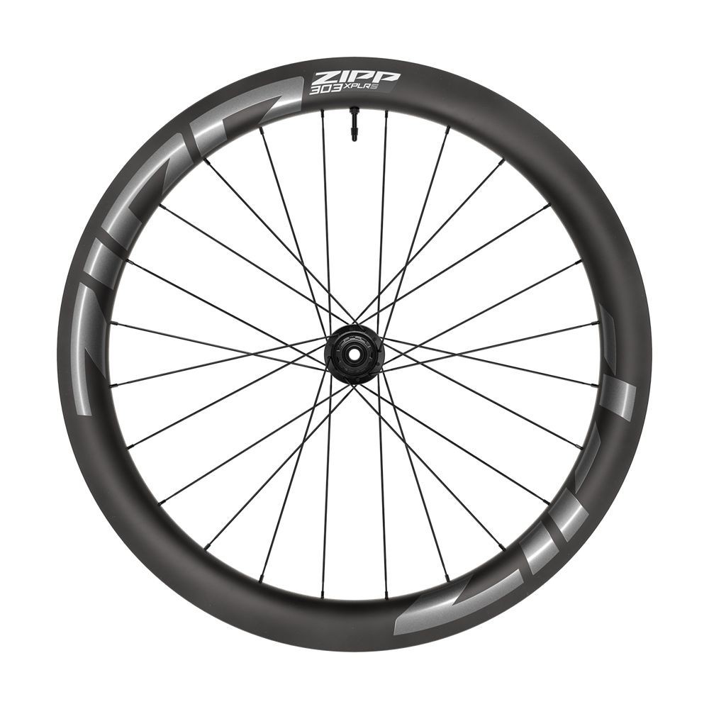Rueda Trasera Zipp 303 XPLR S Tubeless Disc CL Shimano HG Adhesivo Gris