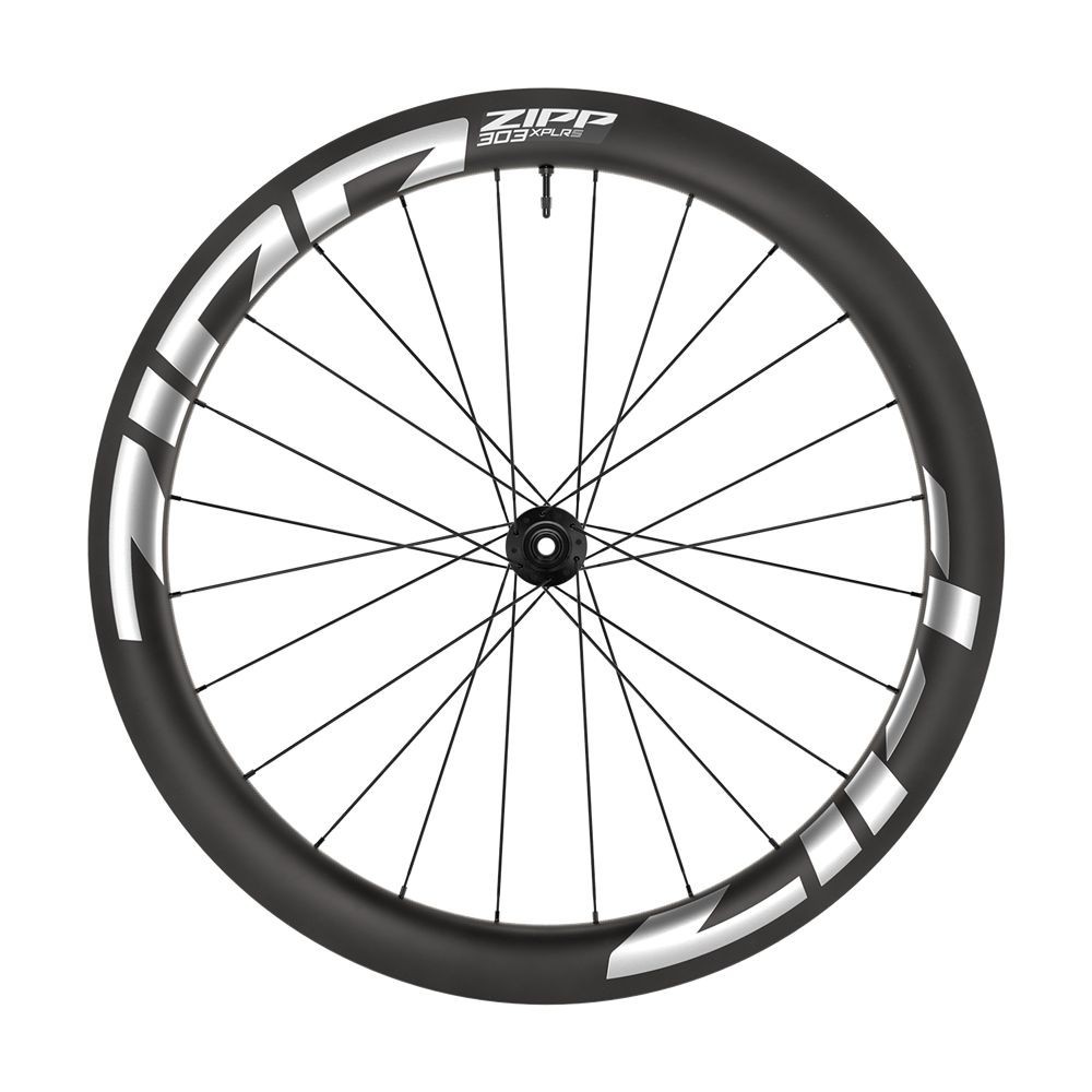 Rueda Trasera Zipp 303 XPLR S Tubeless Disc CL Shimano HG Adhesivo Blanco