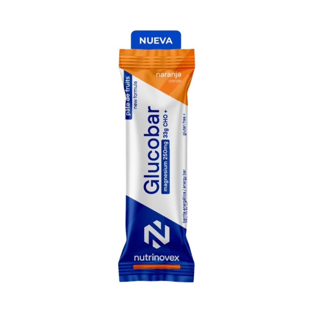 Barrita Energética Nutrinovex Glucobar Magnesio Naranja