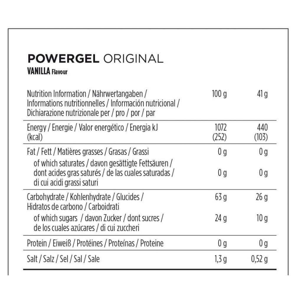 Gel PowerBar PowerGel Vainilla