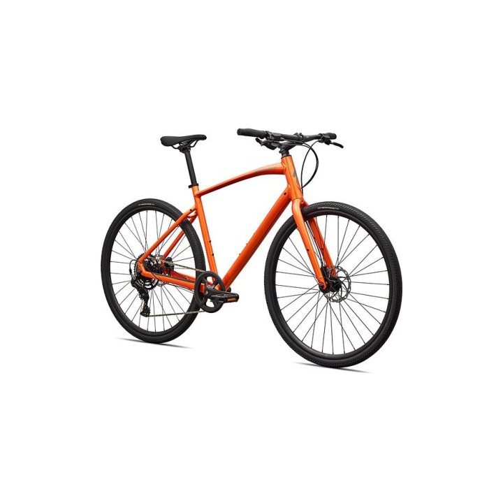 Vélo Specialized Sirrus X 2.0, couleur Tangerine brillant / Shadow Silver réfléchissant