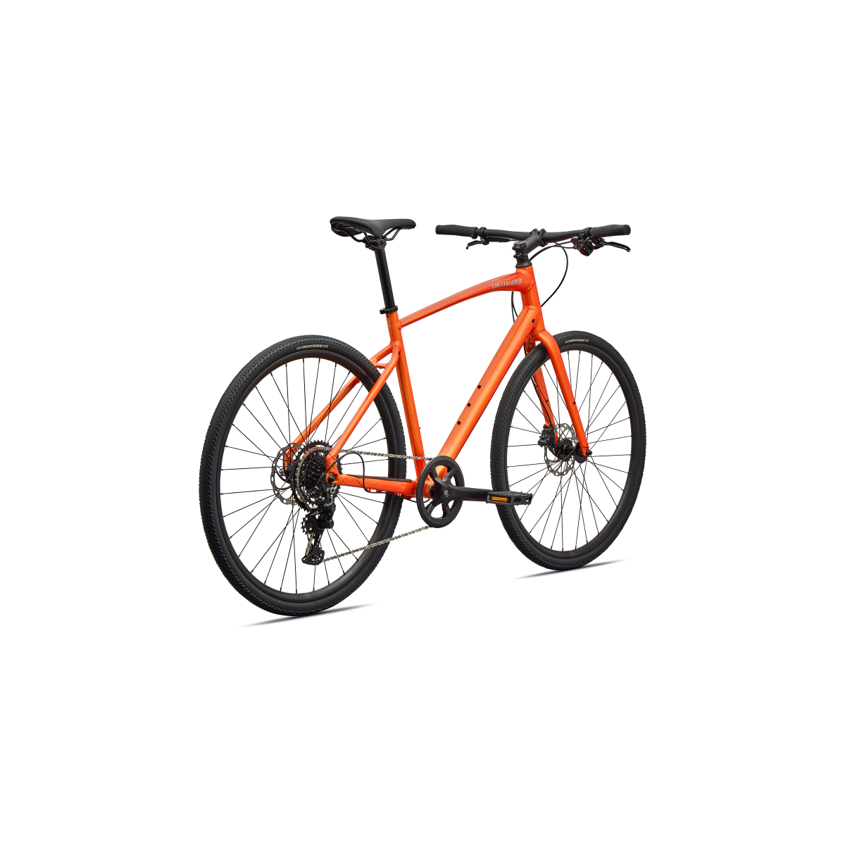 Vélo Specialized Sirrus X 2.0, couleur Tangerine brillant / Shadow Silver réfléchissant
