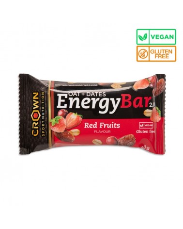 Barrita energética Crown Energy Bar 2.0 Frutos rojos
