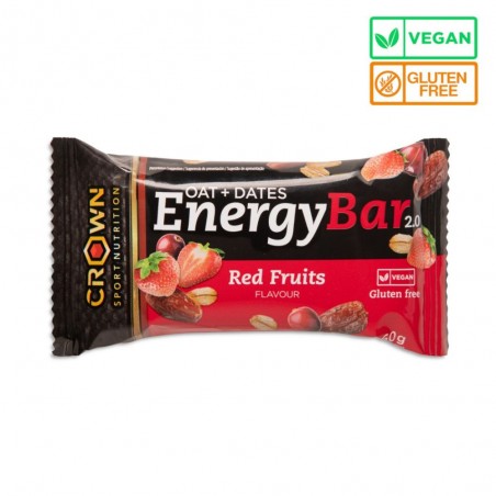 Barre énergétique Crown Energy Bar 2.0 aux fruits rouges