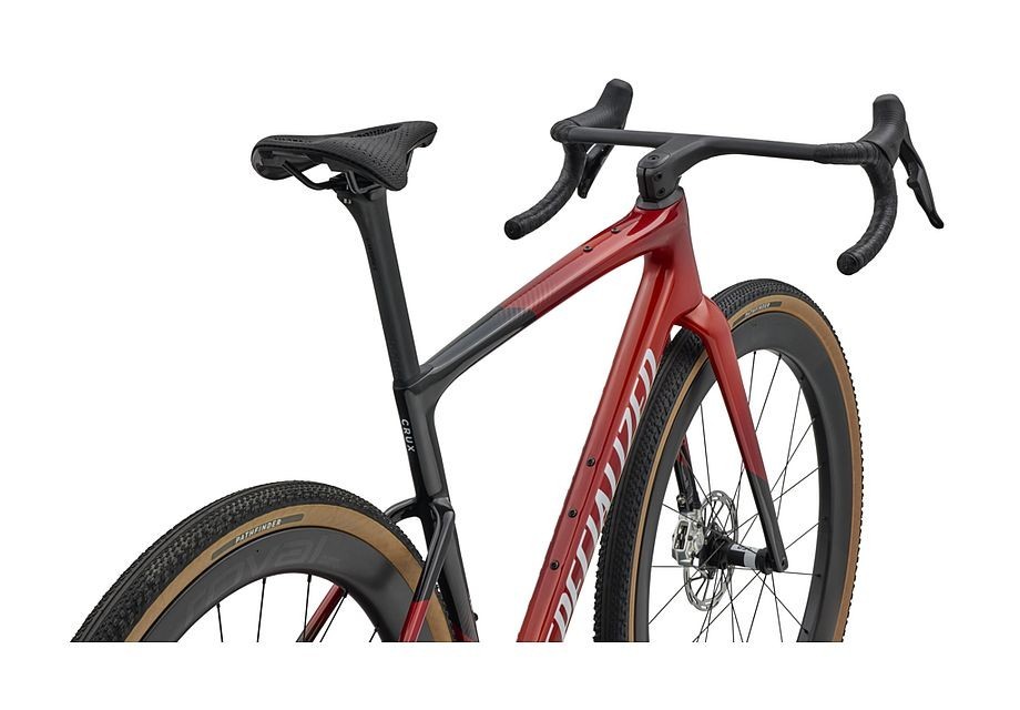 Vélo Specialized Crux 5 S-Level Sram RED XPLR Redwood Metallic/White