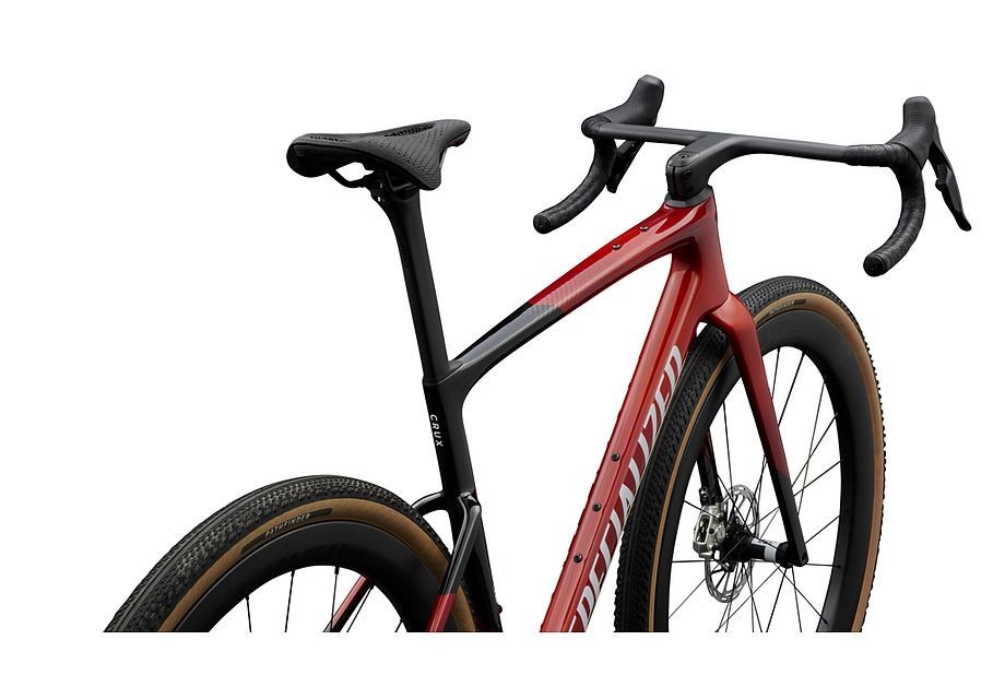 Vélo Specialized Crux 5 S-Level Sram RED XPLR Redwood Metallic/White