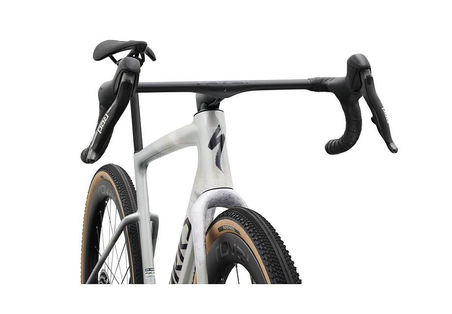 Vélo Specialized S-Works Crux 5 Sram RED XPLR Silver Dust/Amethyst Frost/Nebula Metallic