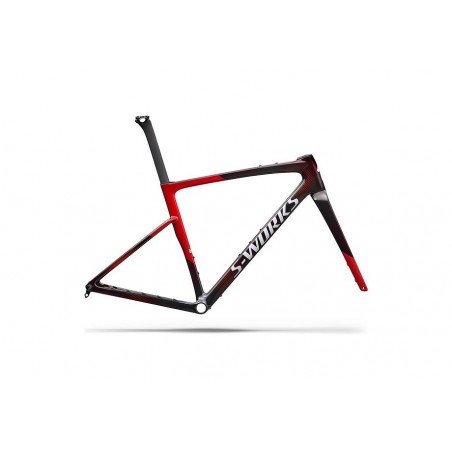 Cuadro Specialized S-Works Crux 5 carbono FACT 12r Cayenne Metallic/Red Tint/White Silver Metallic
