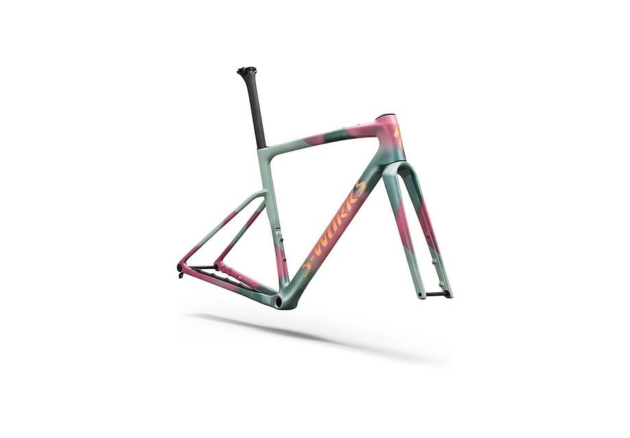 Cuadro Specialized S-Works Crux 5 Agave Grey/Photon Tint over Silver Dust