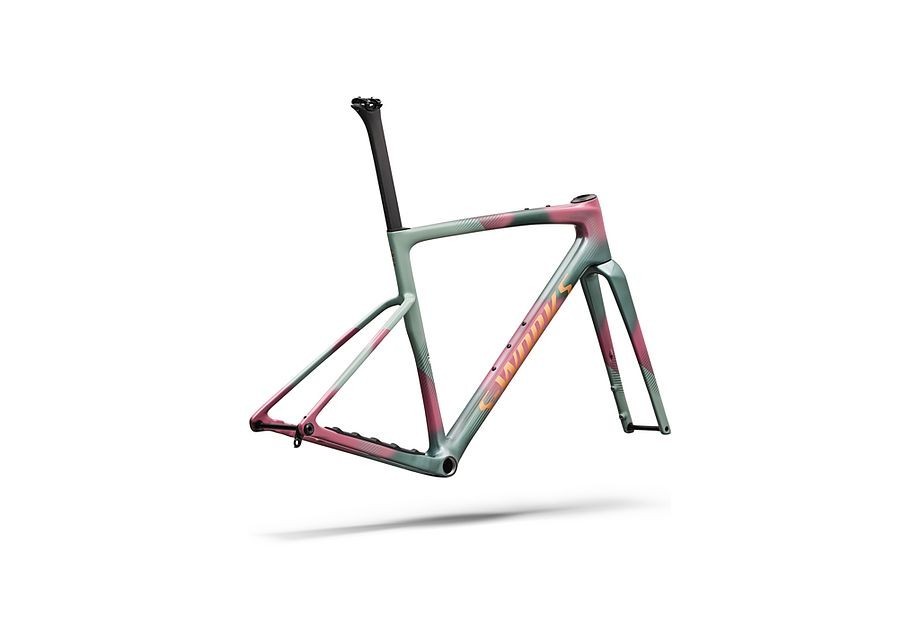 Cuadro Specialized S-Works Crux 5 Agave Grey/Photon Tint over Silver Dust