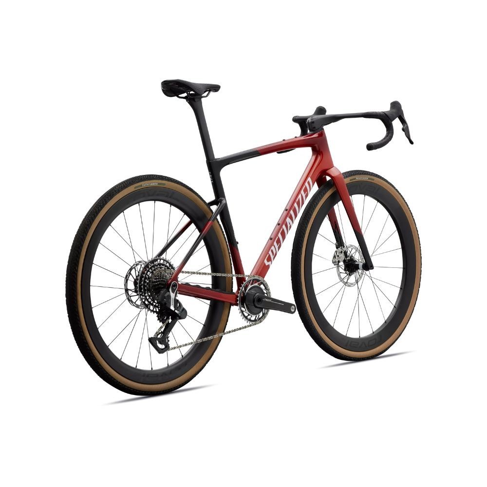 Vélo Specialized Crux 5 S-Level Sram RED XPLR Redwood Metallic/White