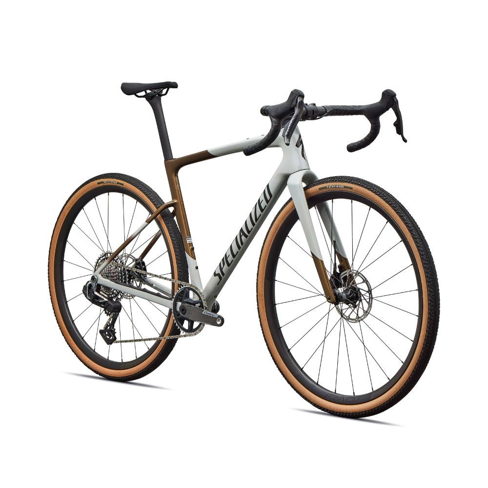 Vélo Specialized Crux 5 Expert Sram Force XPLR Burnt Gold/Dolomite Metallic/Obsidian Metallic