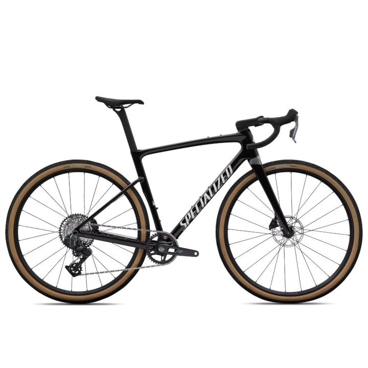 Vélo Specialized Crux 5 Comp Sram Rival XPLR Obsidian Metallic/Dune White