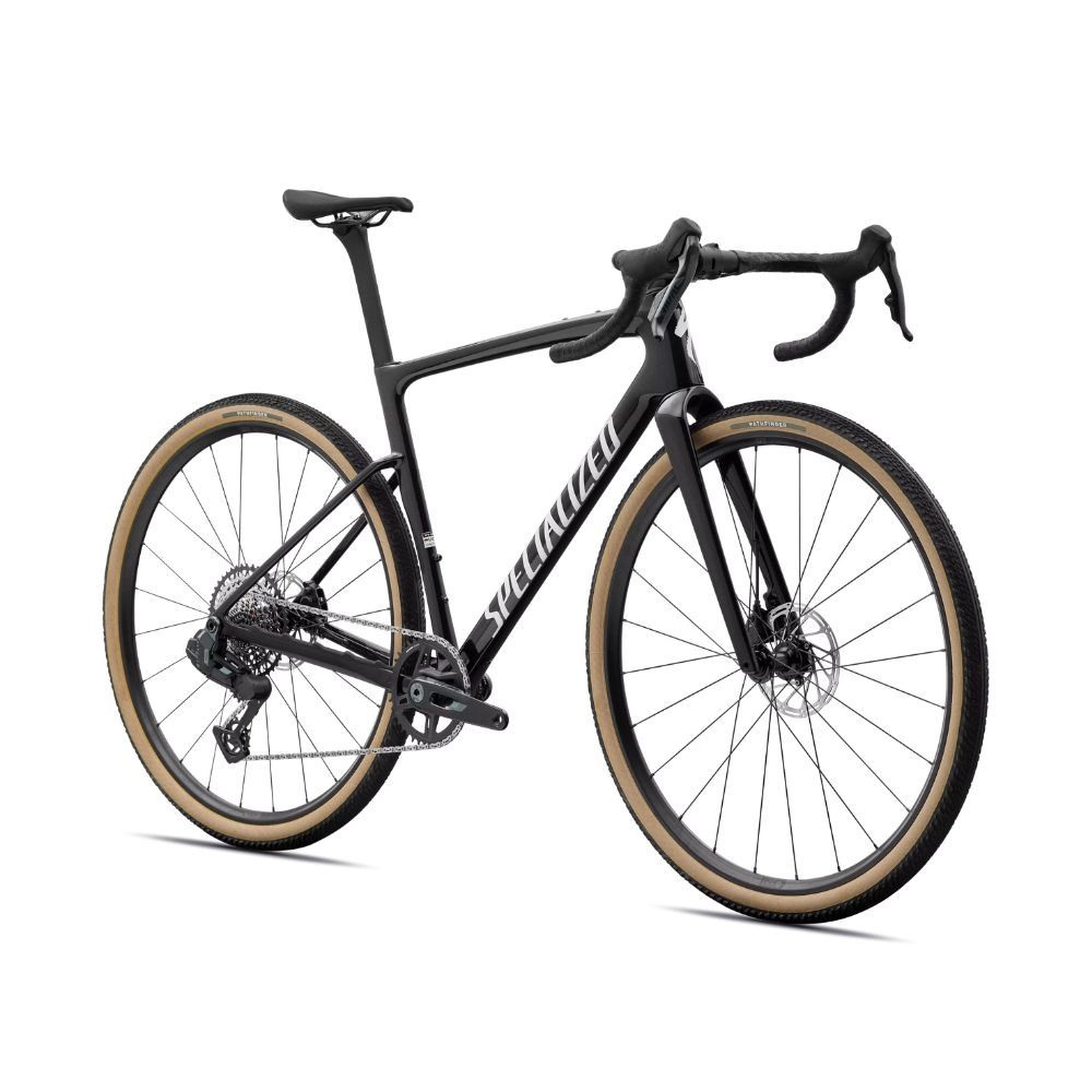 Vélo Specialized Crux 5 Comp Sram Rival XPLR Obsidian Metallic/Dune White