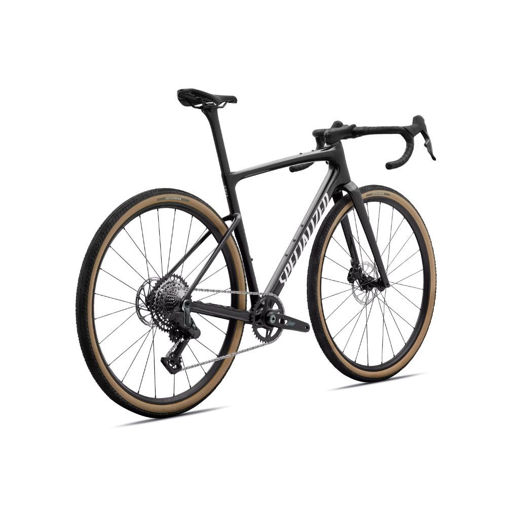 Vélo Specialized Crux 5 Comp Sram Rival XPLR Obsidian Metallic/Dune White