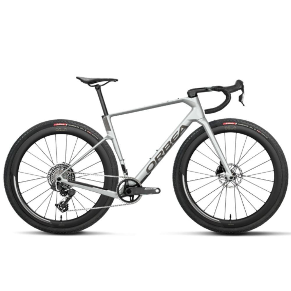 Bicicleta Orbea Terra Race M21Eltd 1X Custom Metallic White Chic/Anthracite Glitter