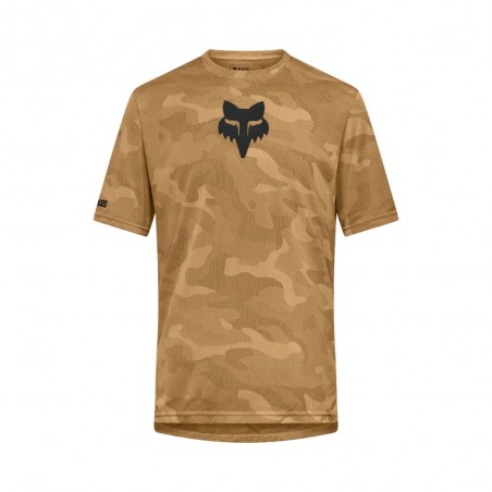 Camiseta Manga Corta Fox Ranger TruDri marrón nuez moscada