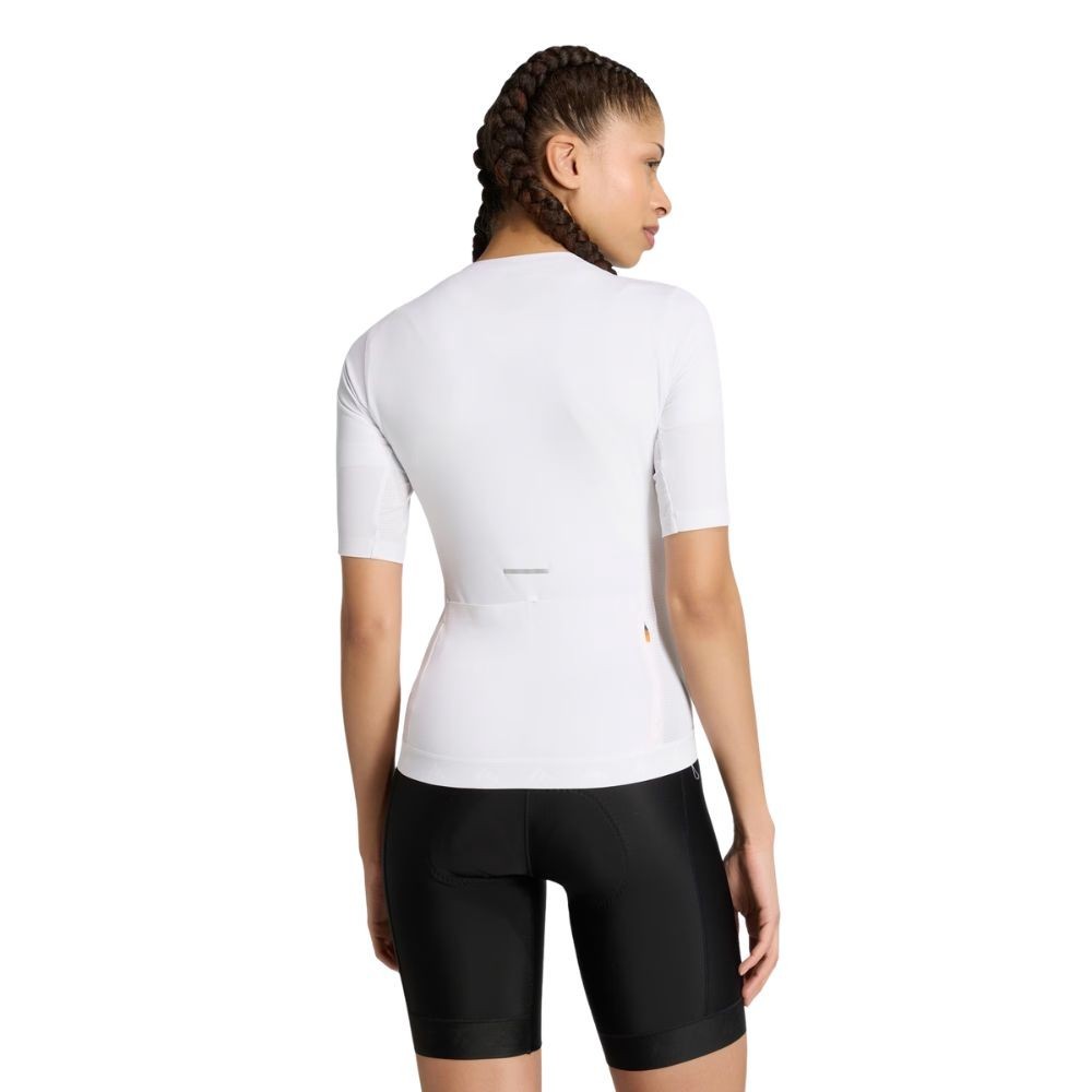 Maillot à manches courtes pour femme Adidas Tempo blanc