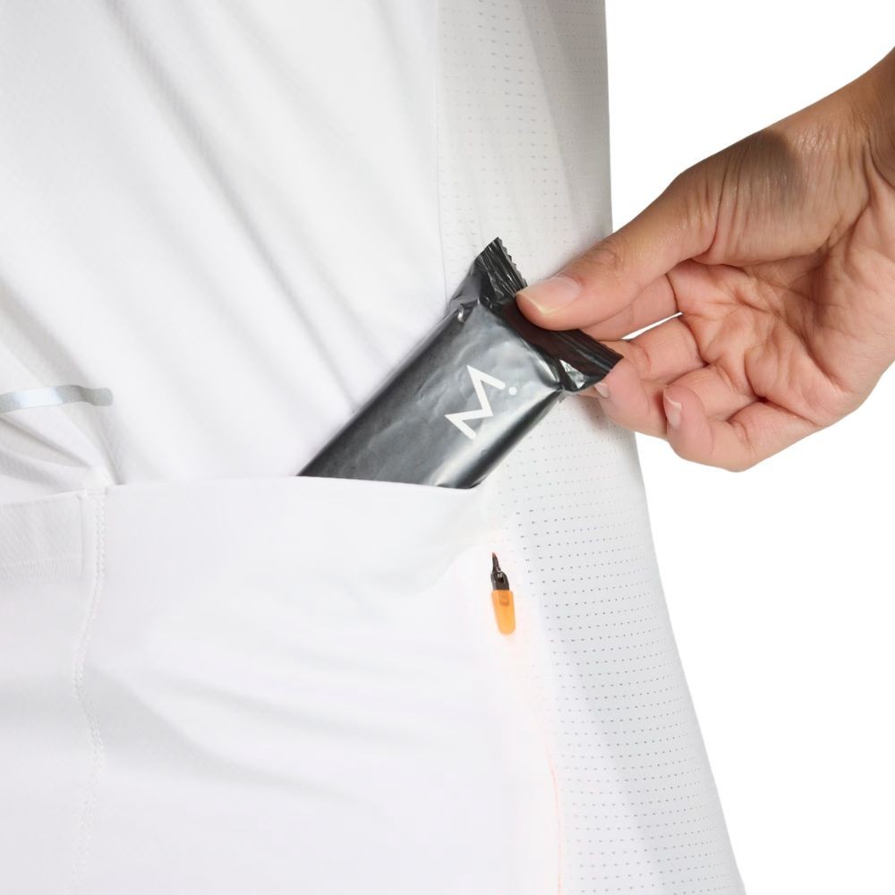 Maillot à manches courtes pour femme Adidas Tempo blanc
