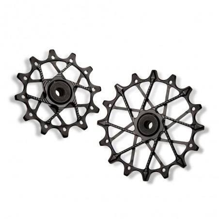 Pignon Roldana Garbaruk Para Sram 12 dents + 16 dents, 11/12 vitesses. Noir