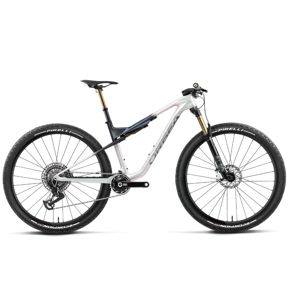 Bicicleta Orbea OIZ M-LTD Iris White - Seaweed Carbon View (Gloss)
