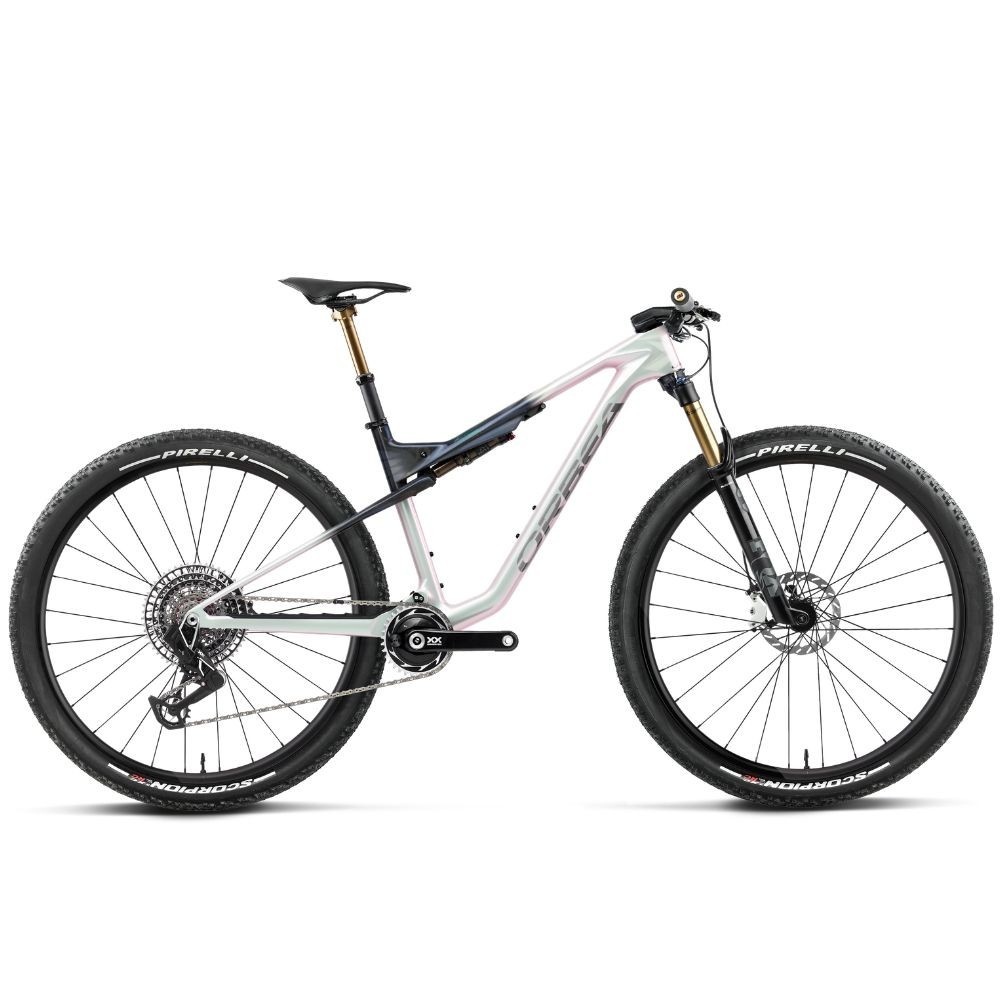 Bicicleta Orbea OIZ M-LTD Iris White - Seaweed Carbon View (Gloss)