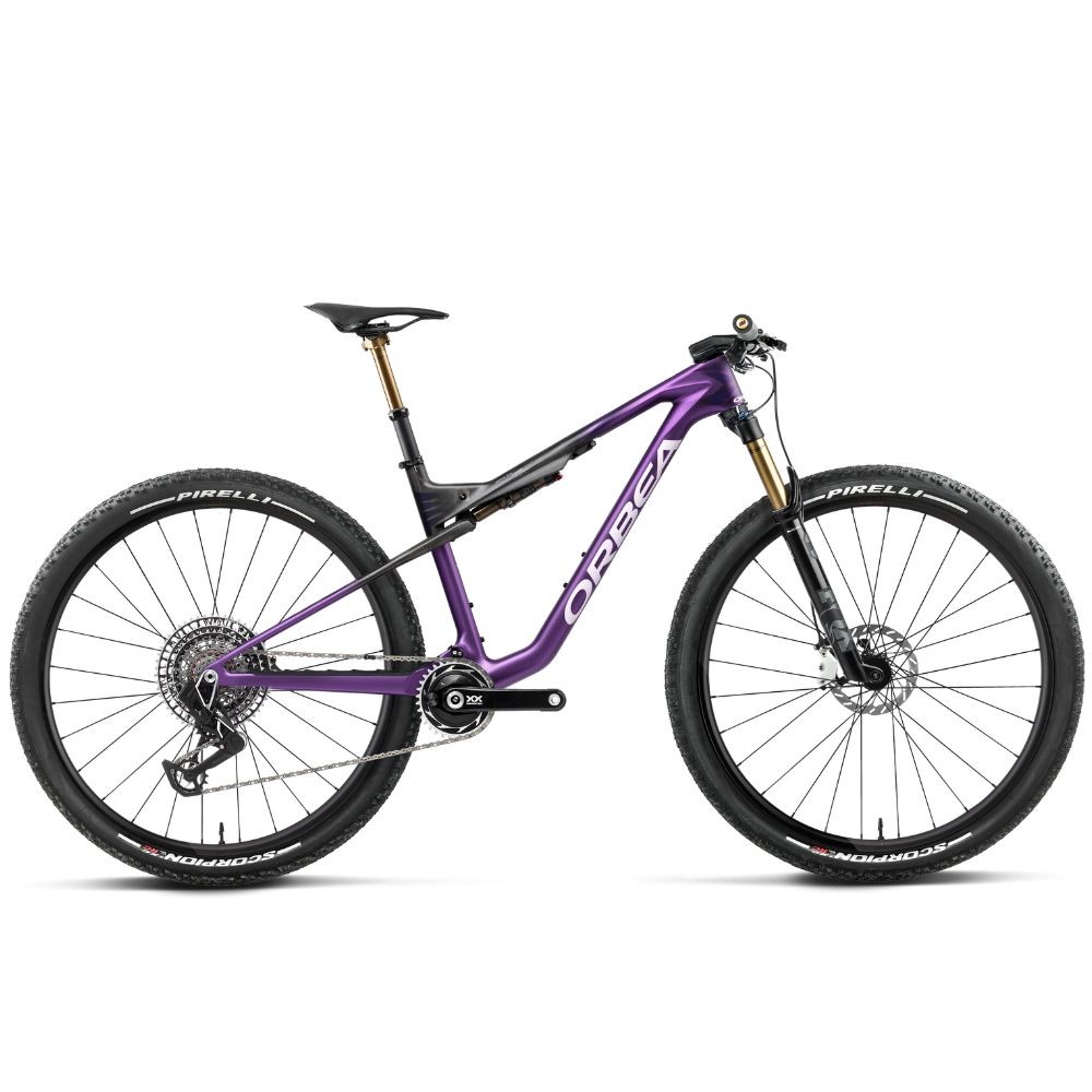 Bicicleta Orbea OIZ M-LTD Royal Plum - Diamond Black Carbon View (Matt)