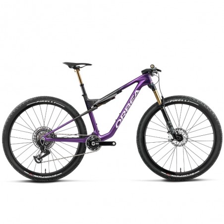 Vélo Orbea OIZ M-LTD Royal Plum - Diamond Black Carbon View (mat)