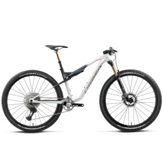 Bicicleta Orbea OIZ M-TEAM FACTORY Iris White - Seaweed Carbon View (Gloss)