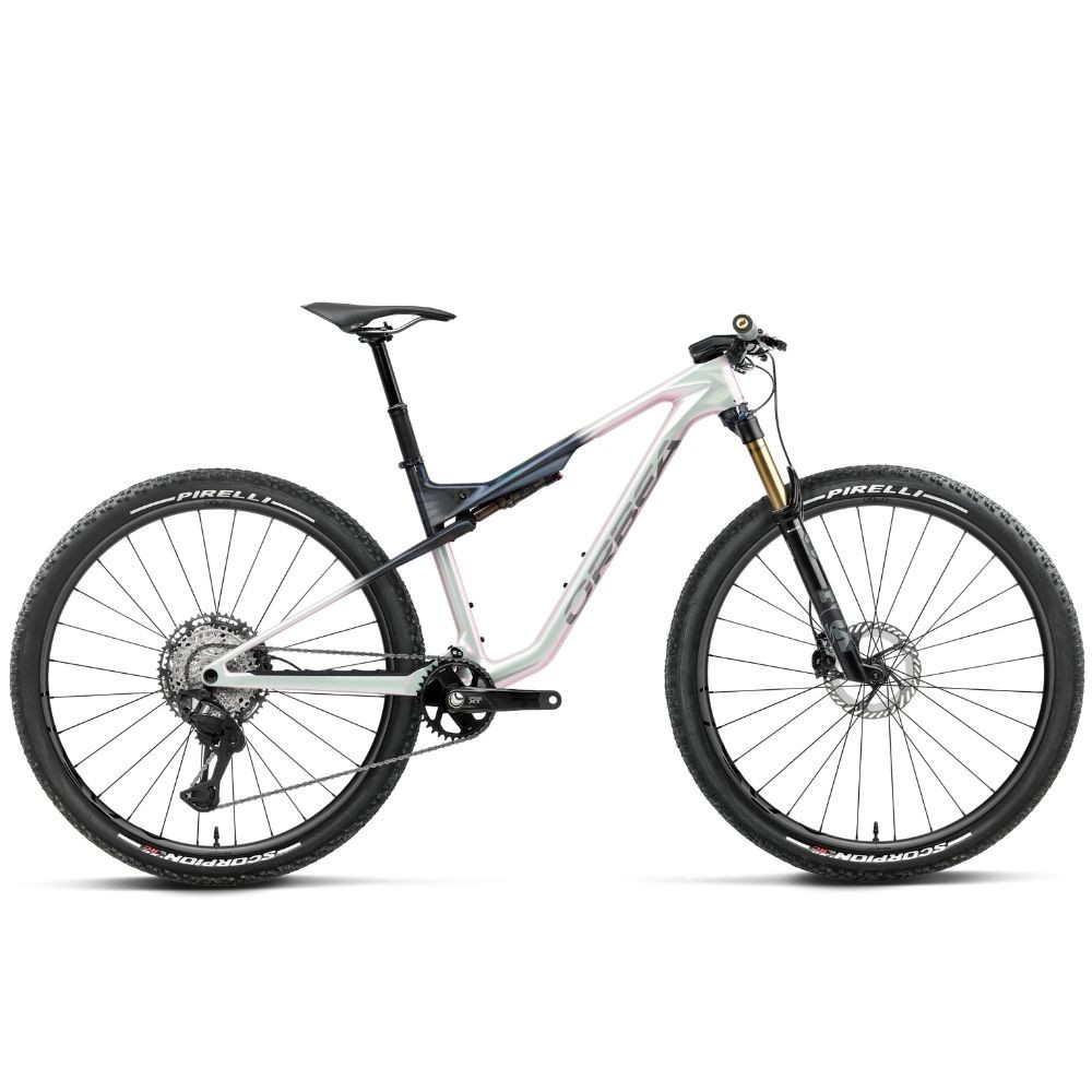 Bicicleta Orbea OIZ M-PRO Iris White - Seaweed Carbon View (Gloss)