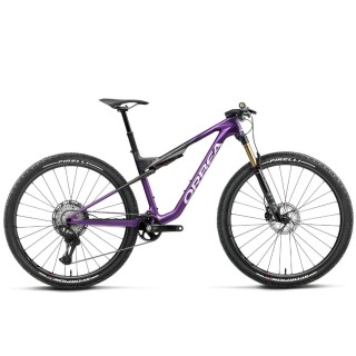Bicicleta Orbea OIZ M-PRO Royal Plum - Diamond Black Carbon View (Matt)