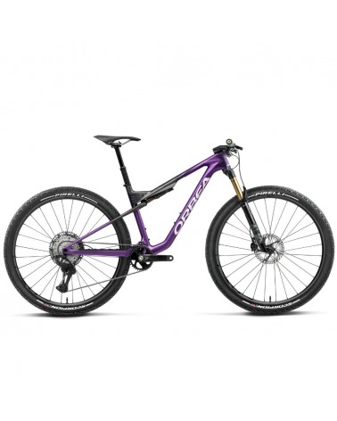Bicicleta Orbea OIZ M-PRO Royal Plum - Diamond Black Carbon View (Matt)